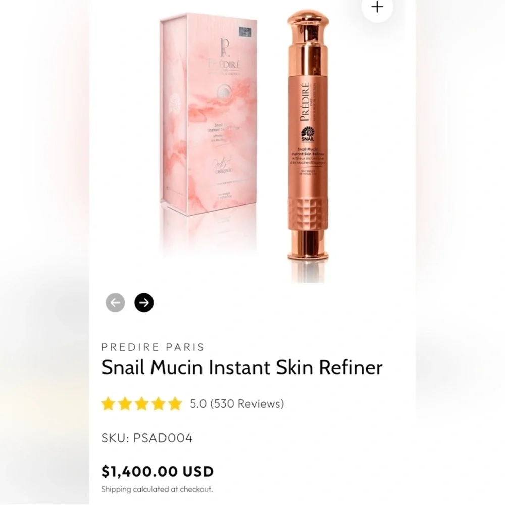 Snail Mucin Instant Skin Refiner - Rose Gold - Picture 5 of 9